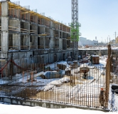 Ход строительства дома № 1 в Левобережный от GloraX -