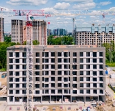 Ход строительства дома 30 в ЖК Живи! в Рыбацком -