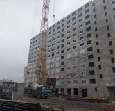 Ход строительства дома 1.1 в ЖК Чаадаев -