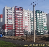 Ход строительства дома 55 в ЖК Вишневая Горка -