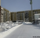 Ход строительства дома № 27 в ЖД По ул. Красные зори -