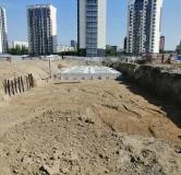 Ход строительства дома 12.1 в ЖК Квартал на Игарской -