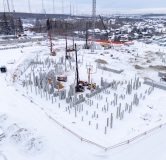 Ход строительства дома 2, 1.2 этап в ЖК Изумрудный Бор -