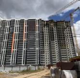 Ход строительства дома 309а, корпус 1 (секция 4, 4 этап) в ЖК Мир -
