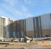 Ход строительства дома 29 позиция в ЖК Лазурный -