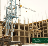 Ход строительства дома № 1.2 в ЖК Плодово-Ягодный -