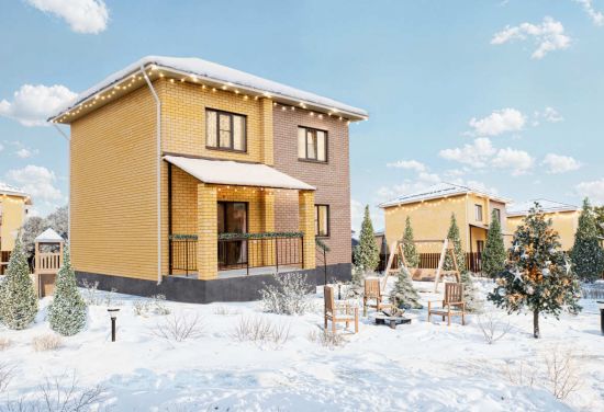 Ул. 1-я Цветочная д. 14 137 м², КП Новая Крутая - планировка