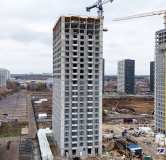 Ход строительства дома № 117, корпус 13 (4Б) в ЖК Фатера -