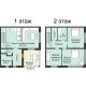 3 комнатный таунхаус 140 м² в КП Ясная Поляна, дом "Ванкувер" 140 м² - планировка