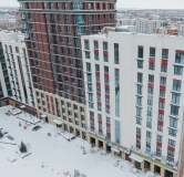 Ход строительства дома секция 1.2 в ЖК 19/56. Кварталы Телецентра -