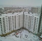 Ход строительства дома 16, 18 в ЖК Территория -
