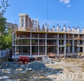 Ход строительства дома 1.1 в ЖД Тетро -