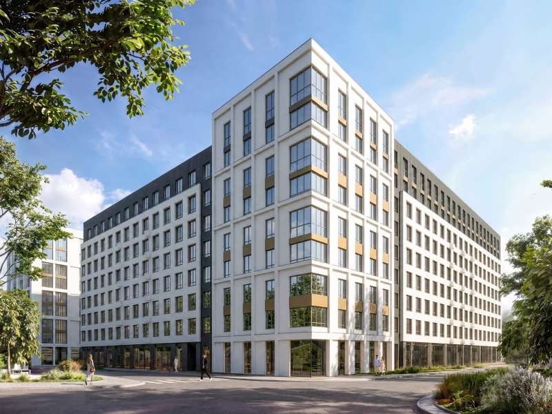 двухкомнатная квартира в новостройке в ЖК Левел Волга, корпус 4