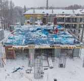 Ход строительства дома 2/1 в ЖД Роза ветров -