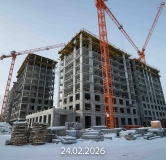 Ход строительства дома 6 к2, ГП-12 (2 этап) в ЖК Айвазовский (Айвазовский City) -