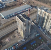 Ход строительства дома № 1 в ЖК Кедр -
