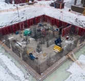 Ход строительства дома 1 в ЖК Урбан Тау -