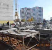 Ход строительства дома блок Б в ЖК Перспектива -