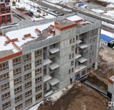Ход строительства дома № 20, корпус 3 (F) в ЖК Отличие -
